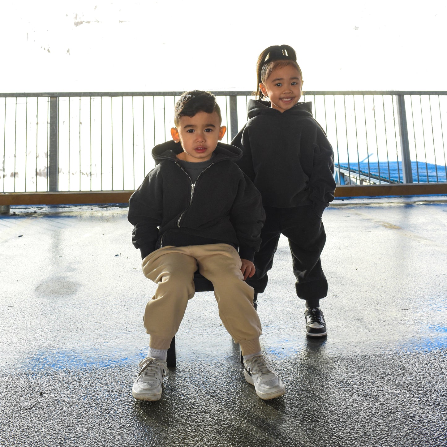 TRADE MARK ZIP HOODIE